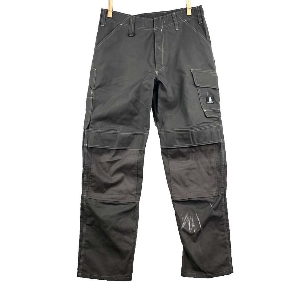 Mascot Cargo Pants Mens 35x32* Canvas Knee Pad Pocket Carpenter Workwear Utility